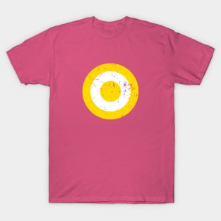 Distressed Saffron and White Roundel T-Shirt